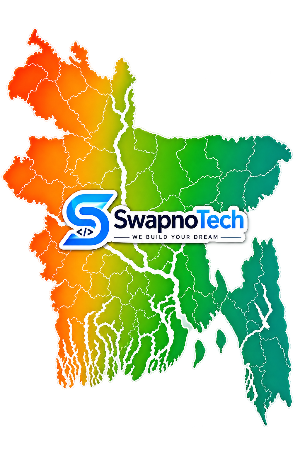 Bangladesh Map CreativeBDpanel 